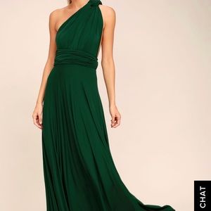 Jersey maxi dress, multiple ways to wear